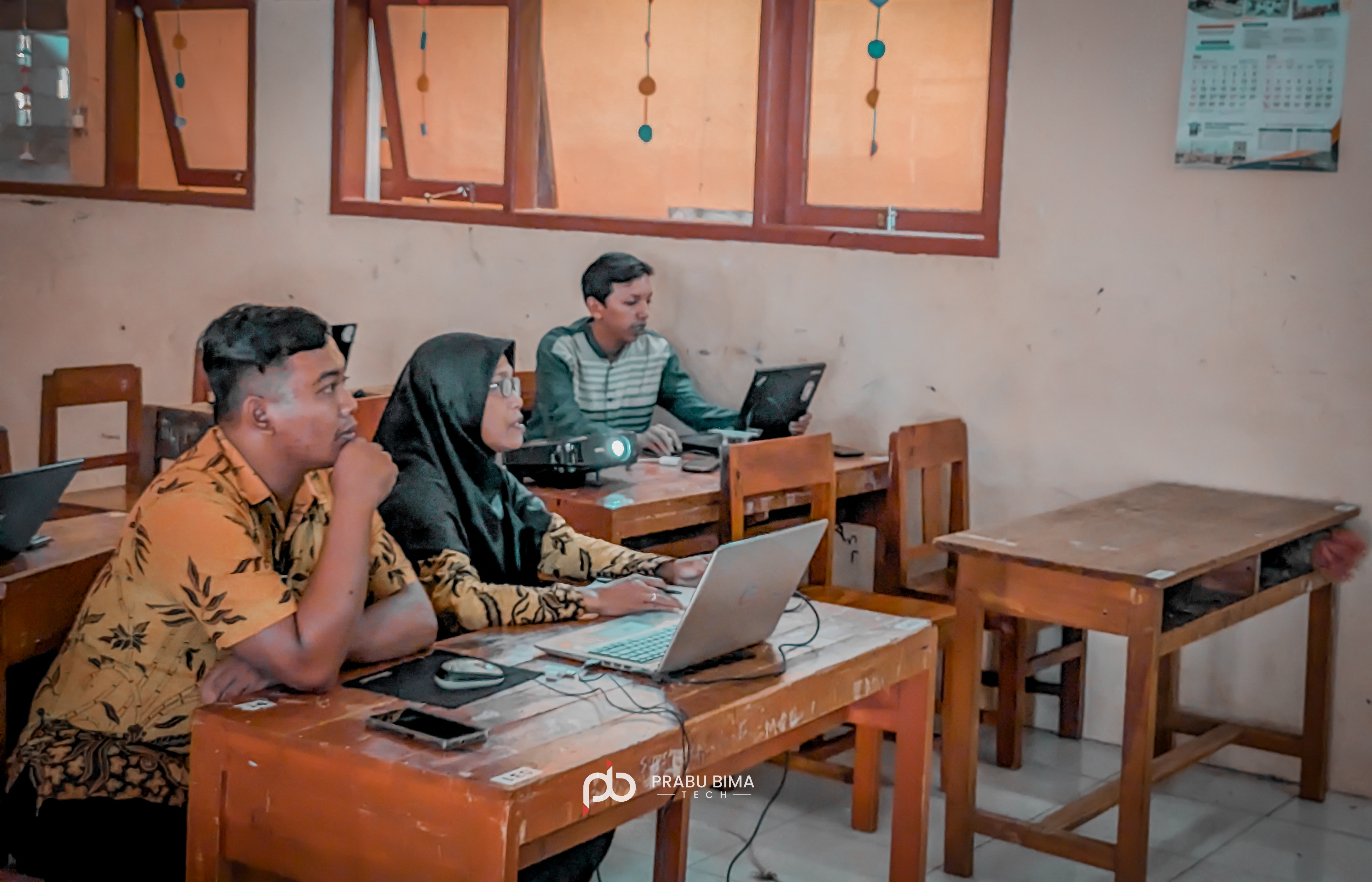 Pelatihan Edupay di SMP Muhammadiyah 2 Karanglewas: Kolaborasi Prabu Bima Tech dan Bank Syariah Indonesia